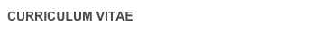 CURRICULUM VITAE